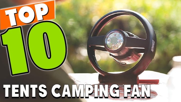 Portable Camping Fan / LED Light Combo