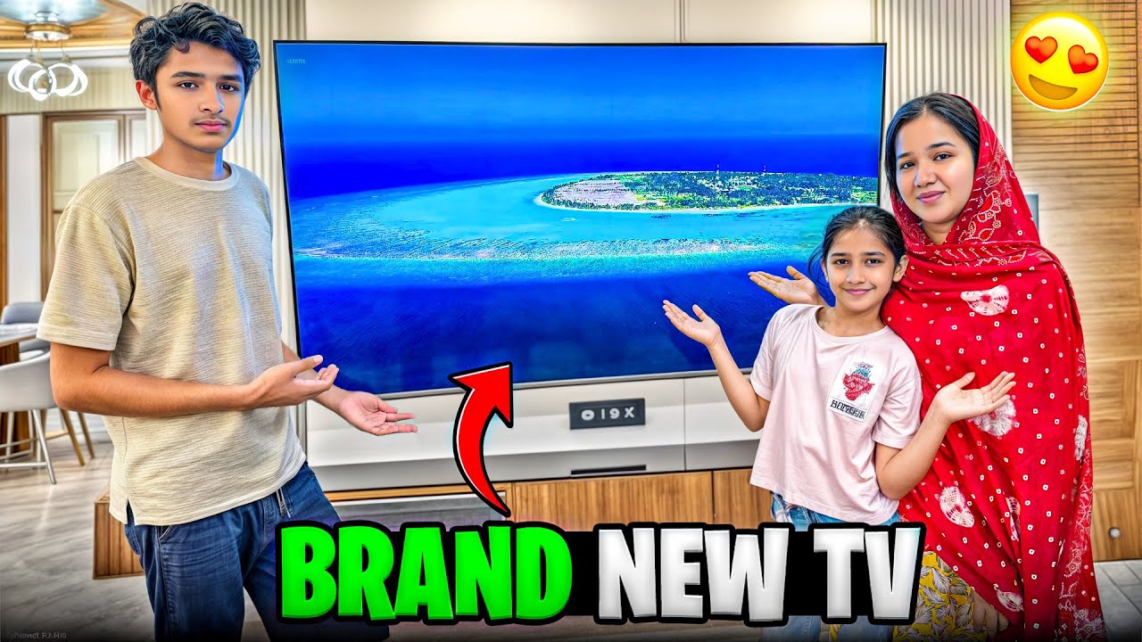 Brand new Tv agya | itna bara | Sitara yaseen vlog 