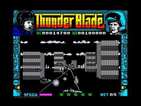 Thunder Blade Walkthrough, ZX Spectrum