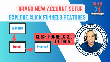 Click Funnels 2.0 Complete Brand New Account Setup, add your domain & Explore Click Funnels Features