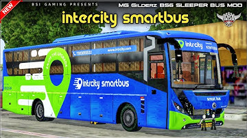 Intercity Smartbus Mg Gilderz Sleeper bus mod for bussid | bussid New mod | BSI Gaming