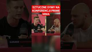 SZTUCZNE DYMY NA KONFERENCJI PRIME MMA (łapa i sub 🔥)