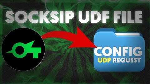 How to configure socksip in UDP REQUEST mode