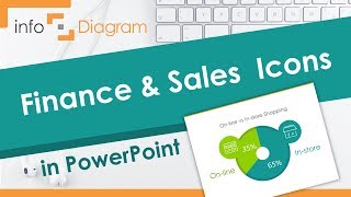 PowerPoint Template - Finance and Sales Outline Icons