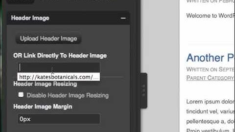How to upload a header image into your WordPress blog