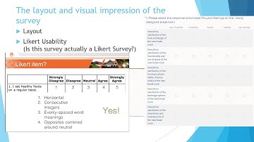 Likert Survey and Response
