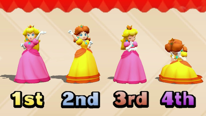 Mario Party The Top 100 Minigames - Peach vs Daisy vs Mario vs Luigi (Master CPU)