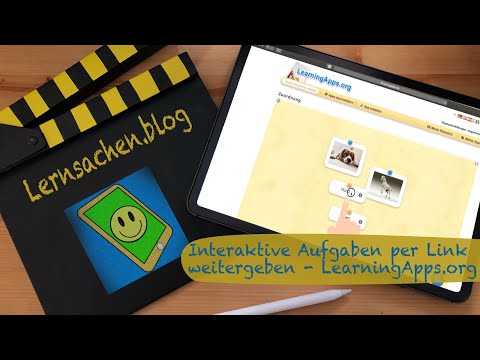 Interaktive Aufgaben per Link weitergeben - LearningApps.org