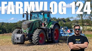 FARMVlog #124 - Diskování pšeničného strniště s Fendt 828 & Lemken Rubin