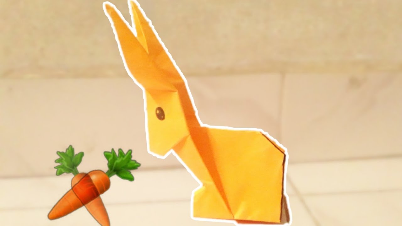 How to make origami Rabbit - YouTube