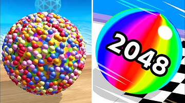 GOING BALLS VS BALL RUN 2048 💕🔥- All Levels Gameplay Walkthrough Android, iOS v.4