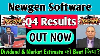 newgen software latest news 🔥newgen software Q4 Results 2024 | Newgen software dividend 2024 screenshot 5