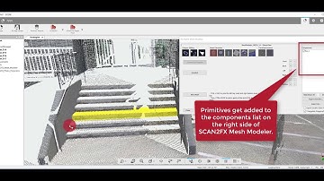SCAN2FX MESH MODELER TUTORIAL: Extract primitives from point clouds - boxes/staircase example