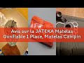 Avis sur la JATEKA Matelas Gonflable 1 Place, Matelas Camping Ultra Léger avec Pompe à Pied et Oreil