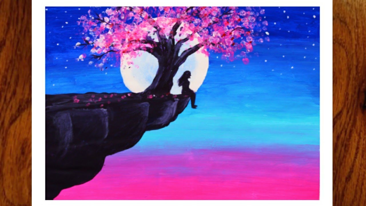 Moonlight Sakura Painting Kit