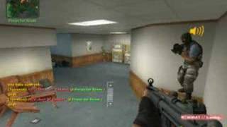 Borat plays counterstrike source with stupid T's CS:S