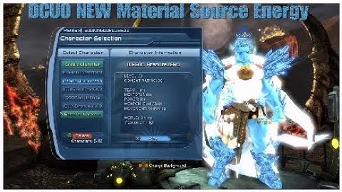 New DCUO vendor update Source energy Material and Source energy Aura