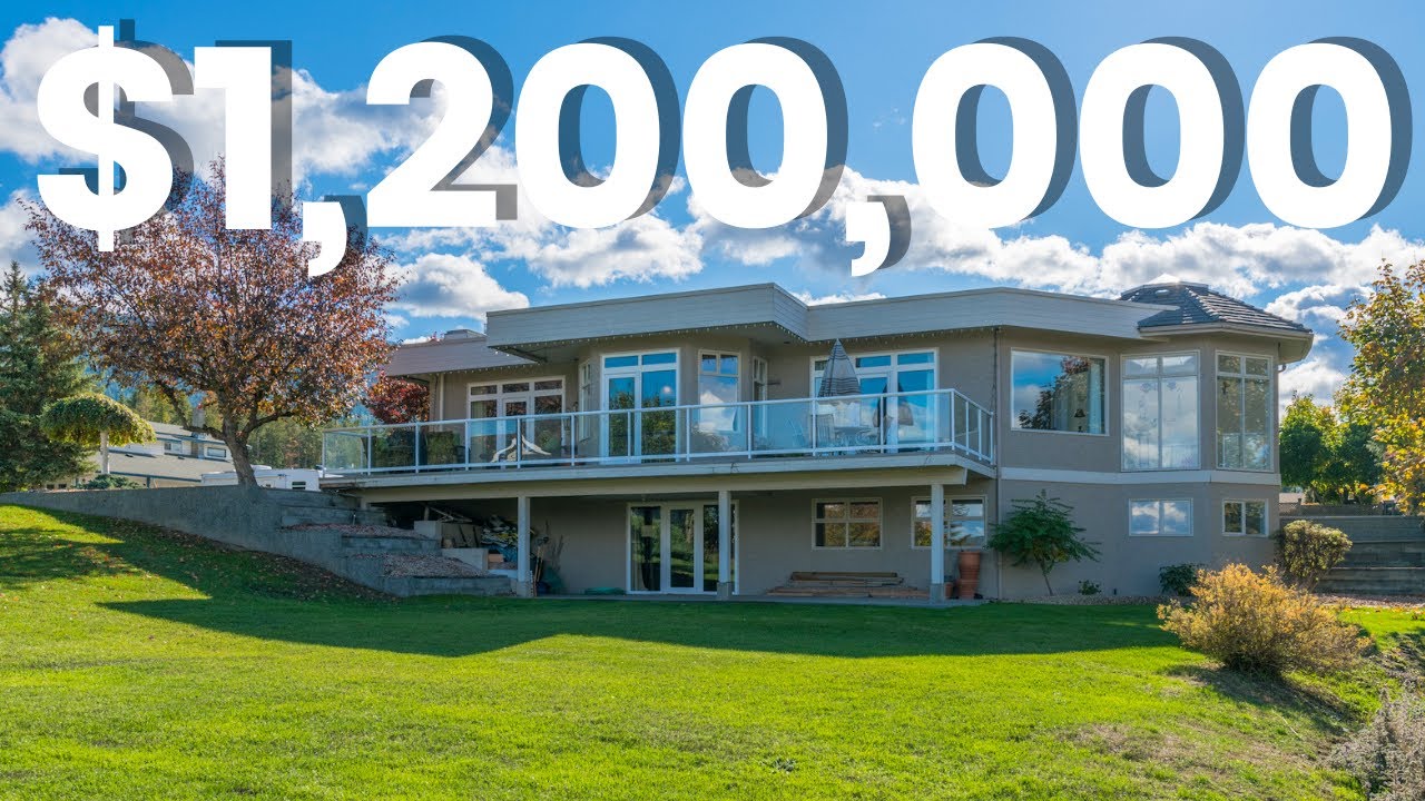 INSIDE this $1,200,000 stunning home with PANORAMIC views in ARMSTRONG BC