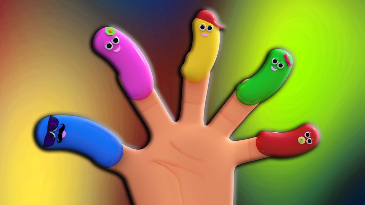 Jelly bean finger famille | Musique pour enfants | Rhyme pour bébé | Jelly Bean Finger Family