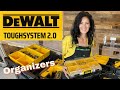 DeWalt Tough System 2.0 Organizers Key Features DWST08020 & DWST08040