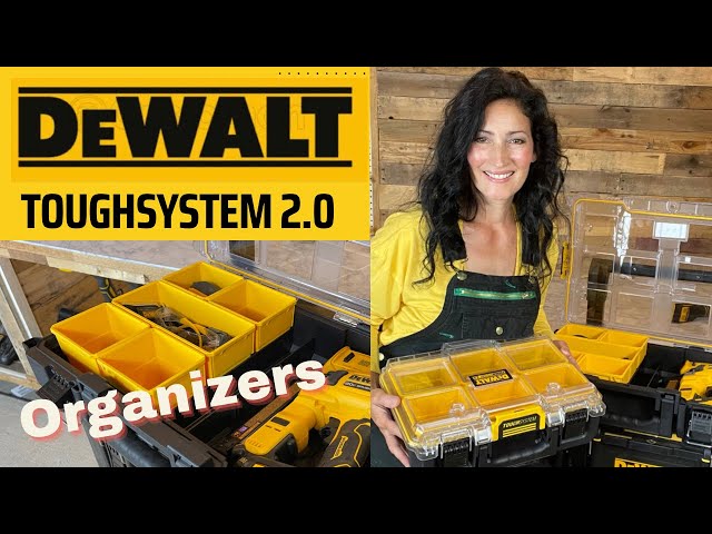 DEWALT ToughSystem Tool Organizer, 2.0 Full-Size, 10 Compartments  (DWST08040)