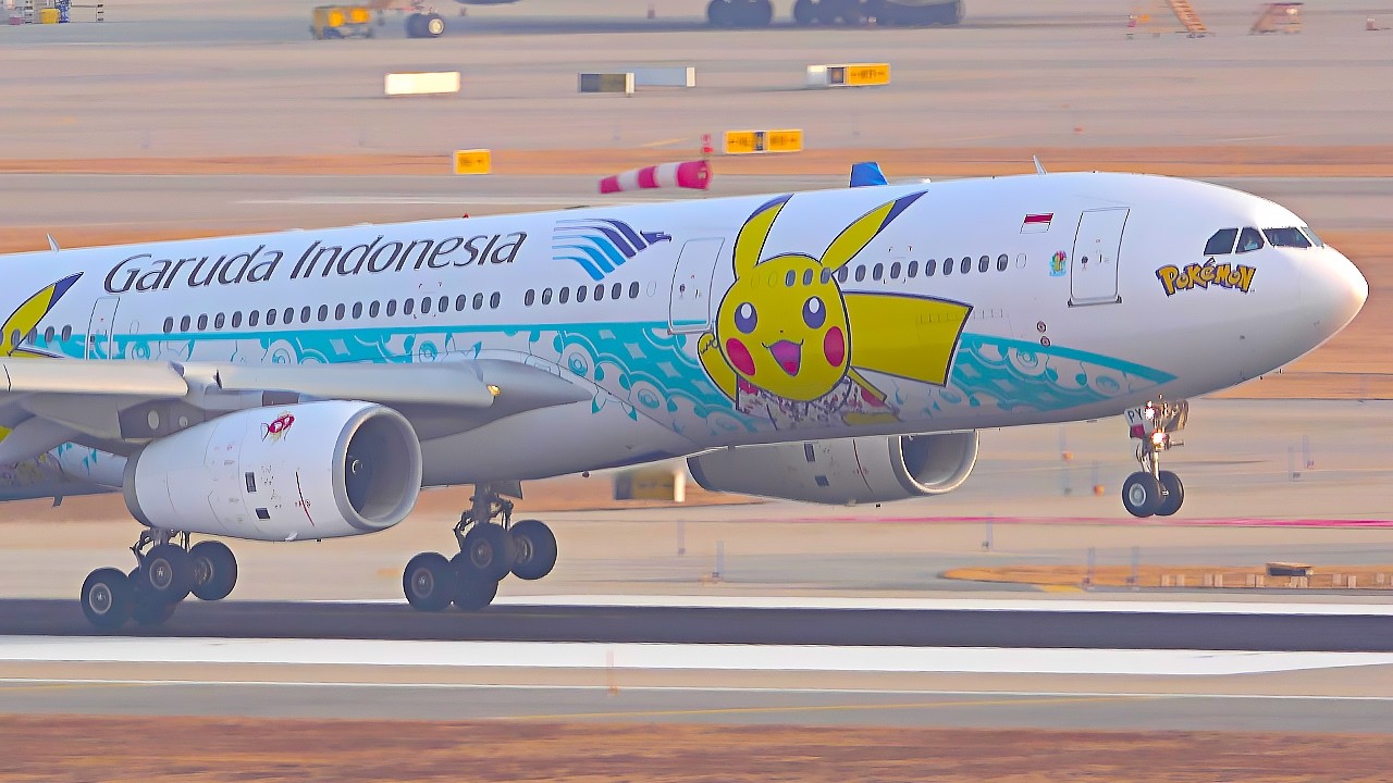 4K 인천공항 비행기 이착륙 20분 몰아보기 ✈️ 실제 엔진 사운드 힐링 Plane Spotting