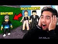 My Brother Was Adopted By RICH PARENTS.. I Found THIS In Their Basement! (Roblox)