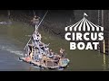 Flotsam river circus boat passes through lock 19  keokuk ia  streamtime live