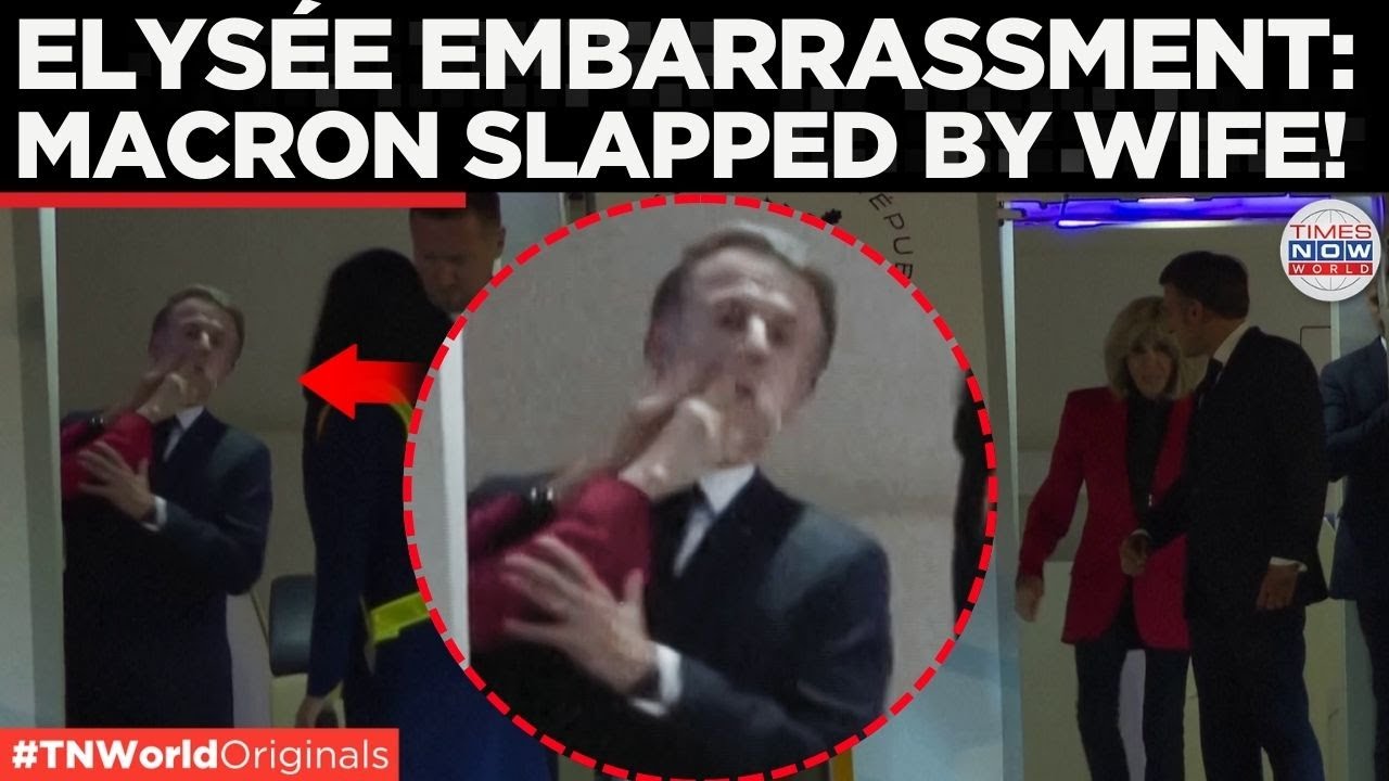 SHOCKING: Brigitte Macron Appears to Slap French President at Aircraft Door!
