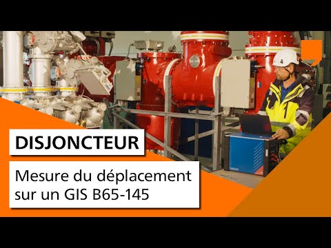 Mesure du déplacement sur un GIS B65-145