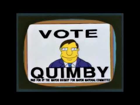 The Simpsons | Best of Mayor Quimby (Compilation)