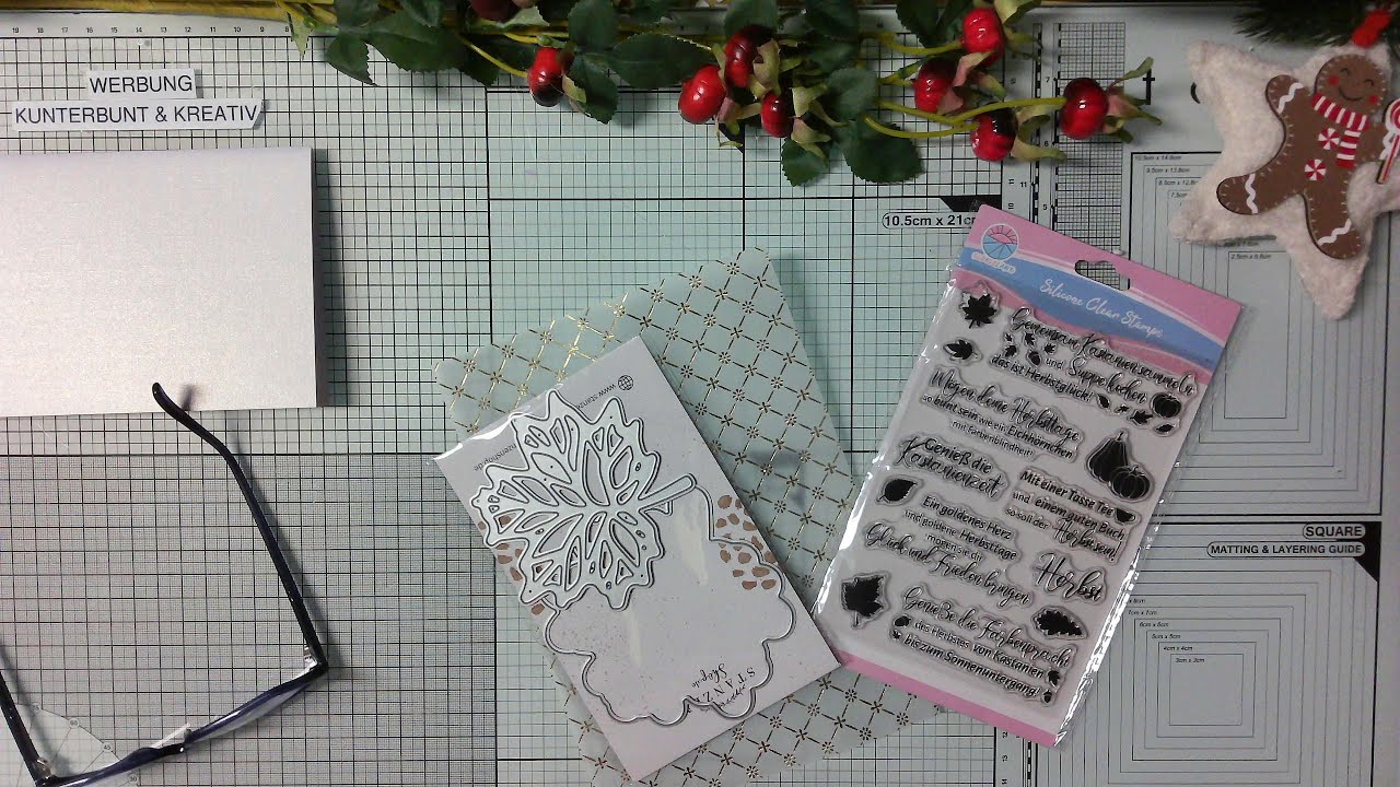 ️ Herbst Karte mit einer Stanze vom Stanzenshop #stanzenshop #herbst # ...
