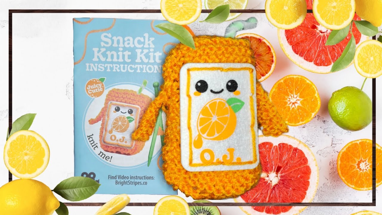 Five Below | Snack Knit Kit | Knit Kit | Juicy Cutie | How to NEW 