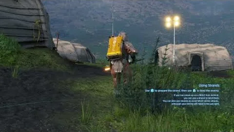 How do you do the hologram of death stranding?