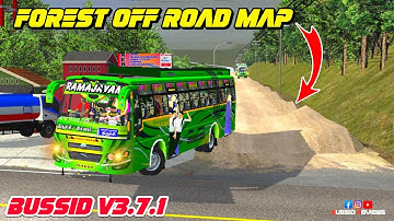 🎀🤩NEW FOREST OFF ROAD MAP MOD BUSSID V3.7.1💥😎