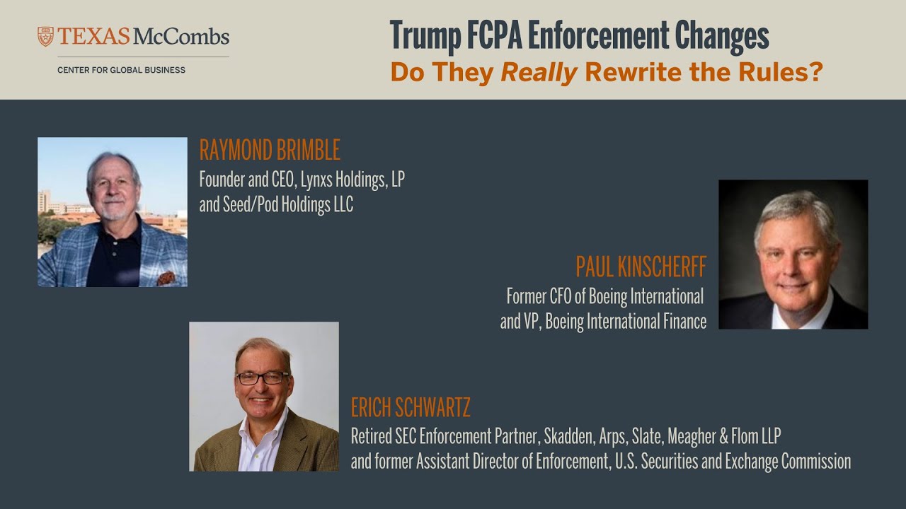 Trump FCPA Enforcement Changes – Do They Really Rewrite the Rules?