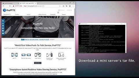 ProPTT2 Mini server installation