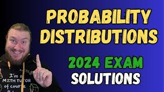 2024 Probability Distribution Exam Walkthrough #AS91586 #ncea Level 3 Probability Answers