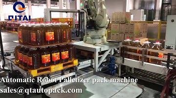 Robot Palletizer packaging machine/automatic case packer
