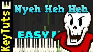 Nyeh Heh Heh [Undertale] - Easy Mode [Piano Tutorial] (Synthesia)
