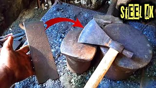 Making an ax without welding