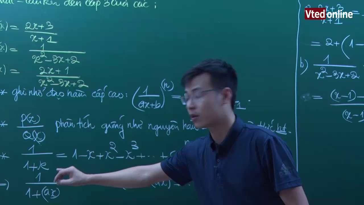 Vted.vn - Công thức khai triển Taylor và ứng dụng (Bài giảng P3) - Thầy: Đặng Thành Nam