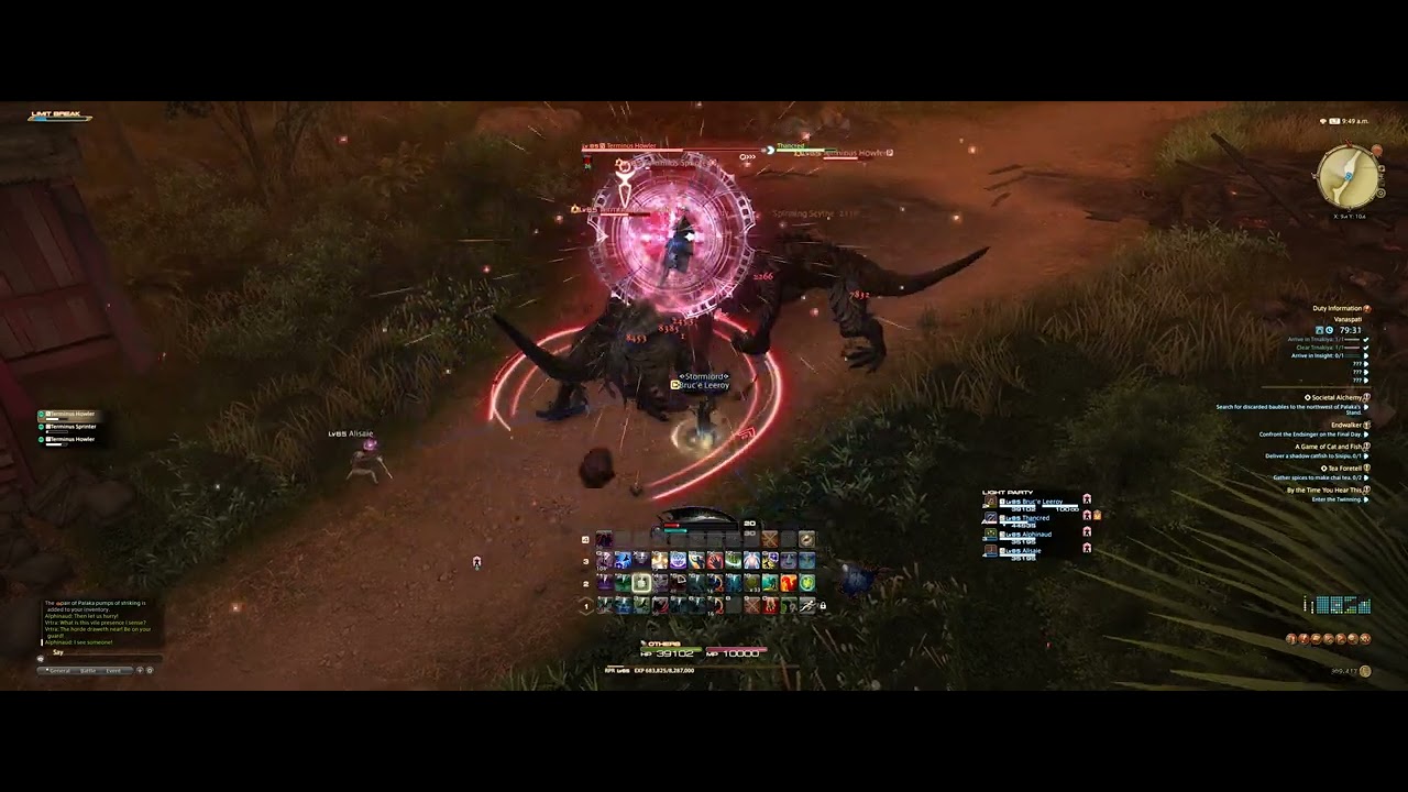 Final fantasy 14 Trust dungeon run - Reaper class