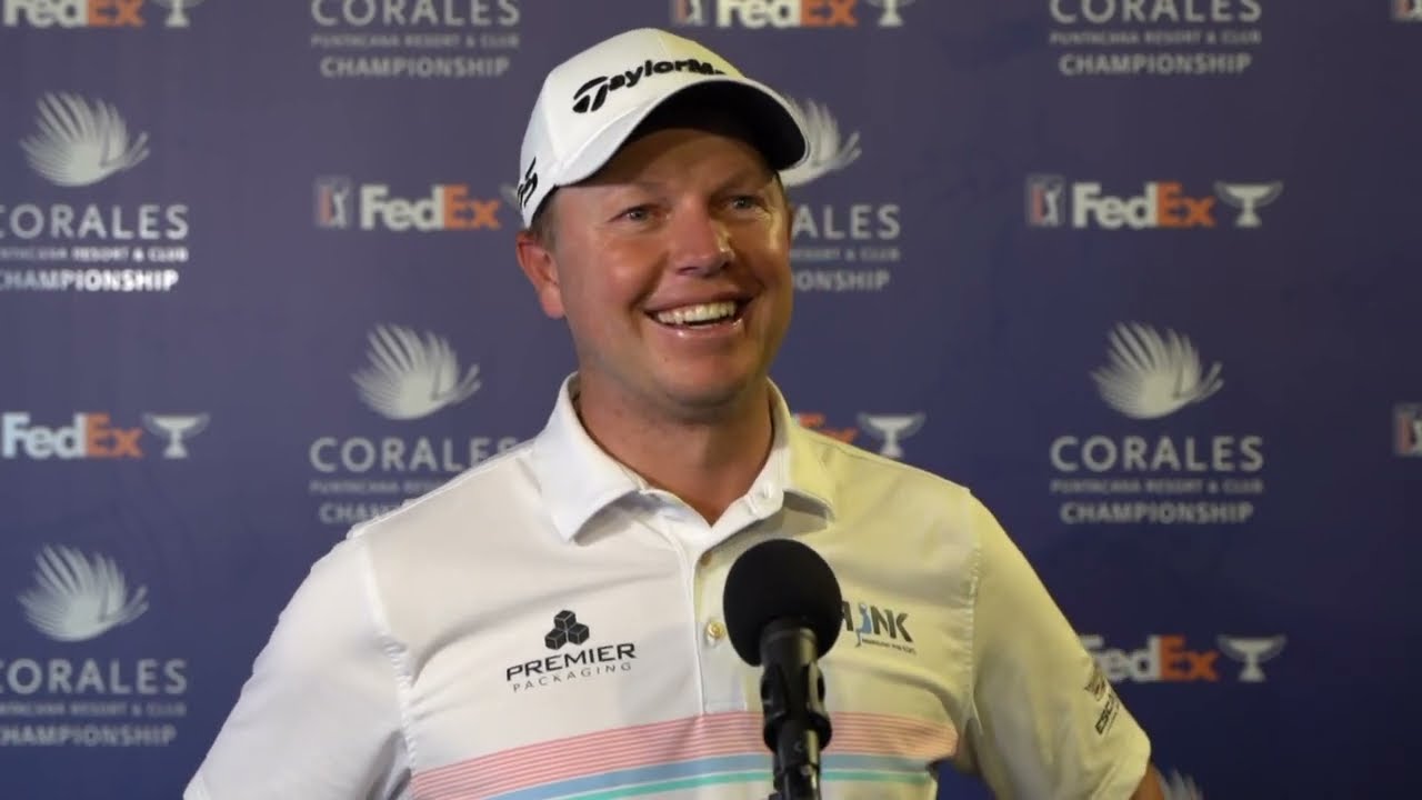 MJ Daffue Friday Flash Interview 2023 Corales Puntacana Championship · Round 2