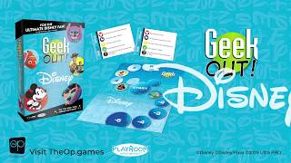 Geek Out! Disney Available Now | The Op Games - usaopoly