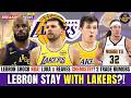 😱 LEBRON STAY WITH LAKERS SHOCK NBA! LAKERS PLANNING MOVES AROUND LUKA & HUGE TRADE RUMORS