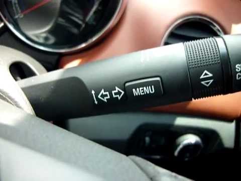 Chevrolet Cruze, Setting "Menu Function" การตั้งค่า ปุ่มเมนูบริเวณก้านไฟเลี้ยว