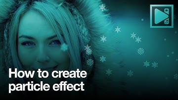 How to create the Particle effect in VSDC