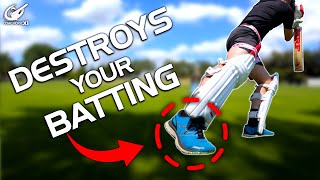 THIS can KILL your batting - FIXING Back Foot Stability when batting