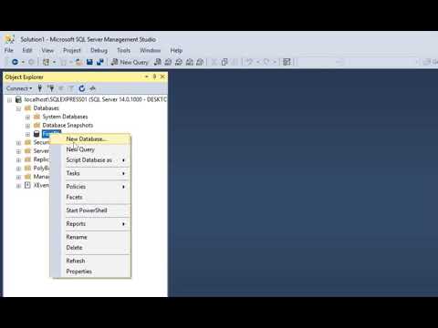 Intro To SQL Server Management Studio (SSMS)